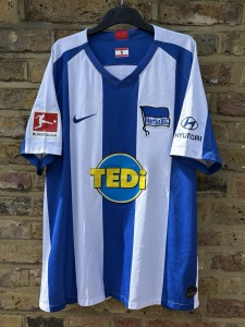 Nike Hertha BSC 2019/20 Home Shirt – XL – #37 KHILMAN for sale on Ebay