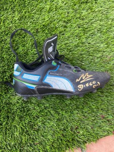 Maglia Calcio Napoli Scarpino Destro Autografato Maradona Puma UK 7 for sale on Ebay