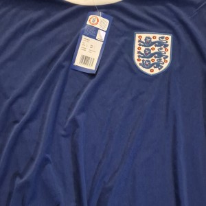 Umbro England Away Football Shirt Blue XL Adults Short Sleeve for sale on Ebay