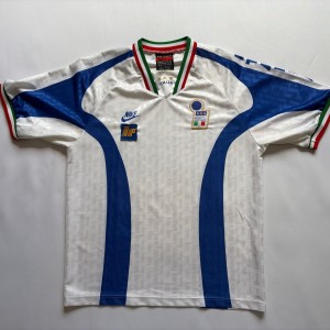 Italy 1996-1997 Nike Training Football Shirt Jersey large player version patch  for sale on Ebay