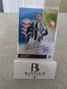 Lewis Miley Auto /150 Topps Finest UCC 25/26 - Newcastle United for sale on Ebay