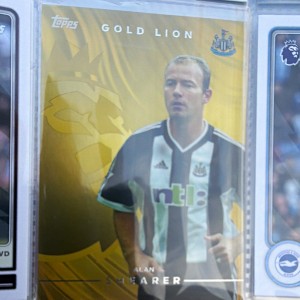Topps Premier League Gold Lion GL19 Alan Shearer Newcastle United 2026/27 for sale on Ebay