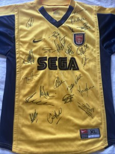 Signed Arsenal Shirt Memorabilia Authentic for sale on Ebay