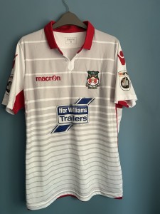 Wrexham AFC Match Worn Signed Football Shirt 2017/18 Kevin Roberts for sale on Ebay
