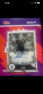 Topps 2026-27 Premier League Flagship Autographs Matty Cash Aston Villa 22/75 for sale on Ebay