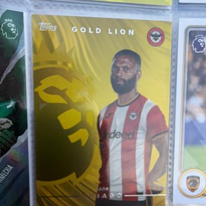 Topps Gold Lion Insert GL 6 Igor Thiago Brentford Premier League 2026/27 for sale on Ebay