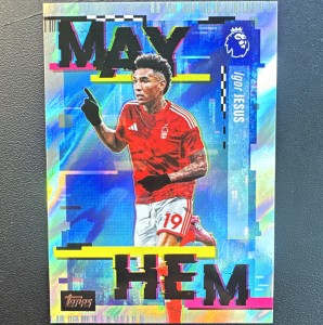 Topps Premier League Mayhem Insert MA17 Igor Jesus Nottingham Forest 2026/27 for sale on Ebay