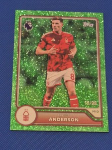 Elliott Anderson 99 Nottingham Forest.  Topps Premier League Flagship 2026/7 for sale on Ebay