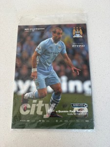 Manchester City v QPR 13th May 2012 Champion Sergio Aguero Programme SEALED RARE for sale on Ebay