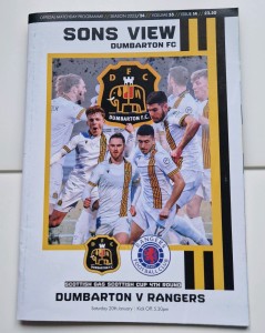 Dumbarton v Rangers 23/24 SC with T/S & Ticket for sale on Ebay