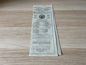 Wealdstone v Enfield 1951/52 Athenian League  - 9th February 1952 for sale on Ebay