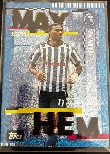 Topps Mayhem Premier League Haji Wright Coventry City 053/150 for sale on Ebay