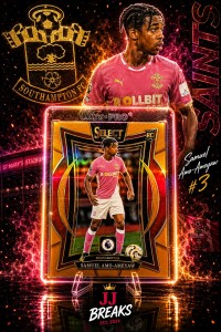 Panini Select 2024-25 Samuel Amo-Ameyaw Southampton Premier League RC /75 for sale on Ebay