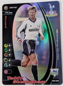 Teddy Sheringham Tottenham Hotspur FC Prem League 2001/2 foil Card WOTC #239 for sale on Ebay