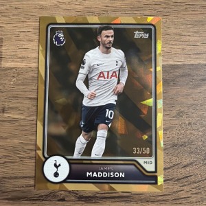 Topps Flagship 26/27 James Maddison Gold /50 Tottenham Hotspur for sale on Ebay