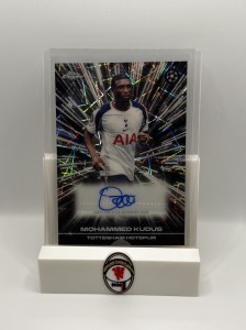 Mohammed Kudus Auto Black Lazer Topps Chrome UCC 2025/26 Tottenham Hotspurs for sale on Ebay