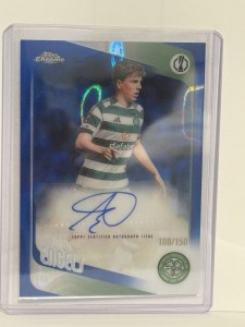 Arne Engels /150 Autograph Card Topps Chrome UCC 2025/26 CA-EN Celtic FC for sale on Ebay