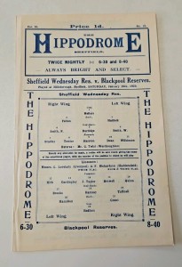 Sheffield Wednesday Reserves V Blackpool Reserves 1929 Programme for sale on Ebay