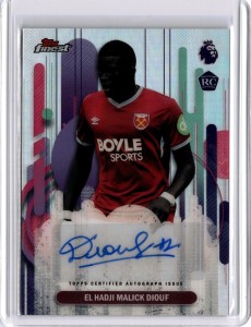 El Hadji Malick Diouf RC Auto - West Ham - 2026 Topps Finest Premier League for sale on Ebay