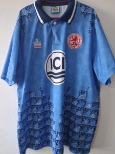 Middlesbrough away shirt retro edition 1992/94 2XL for sale on Ebay