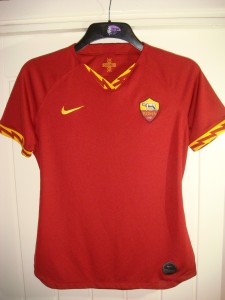 AS ROMA NIKE HOME FOOTBALL SHIRT - 2019/20 - MEDIUM WOMENS -J67 for sale on Ebay