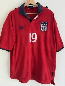 England 2000/2002 Away Shirt Player Spec King for sale on Ebay