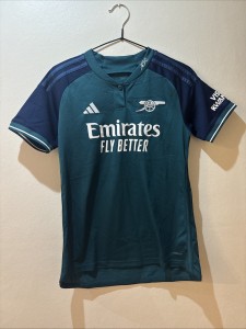 Genuine Arsenal Football Green Top Size Small women Regular Fit Good Condition for sale on Ebay