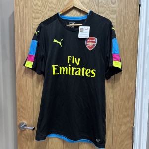 VINTAGE ARSENAL FC GoalKeepers Shirt 2016/17 BNWT #33 CECH Size L for sale on Ebay