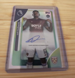 Topps Premier League 2025/26 Luis Guilherme West Ham RC Auto Autographs AC-LG for sale on Ebay