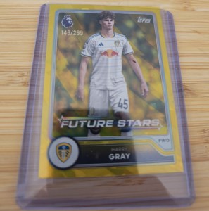 Topps Premier League Future Stars #13 Harry Gray Leeds United Parallel 146/299 for sale on Ebay