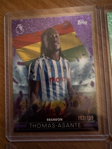 Thomas-Asante /199 Fly The Flag Insert - 26/27 Topps - Coventry City FC for sale on Ebay