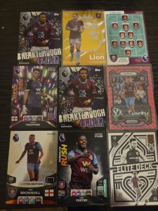 Topps & Prizm Burnley Hits Bundle X9 for sale on Ebay