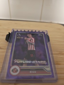 Topps Premier League Future Stars #20 Chris Rigg Sunderland Purple 048/199 for sale on Ebay