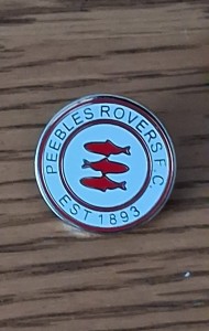 Unused Peebles Rovers FC Badge for sale on Ebay