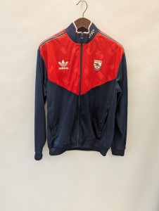 Men's ADIDAS Navy/Red Arsenal Repro 1990/92 Track Jacket Size L - E35 for sale on Ebay