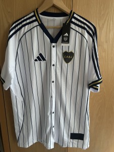 Boca Juniors - Baseball Shirt - Adidas - XXL / 2XL for sale on Ebay