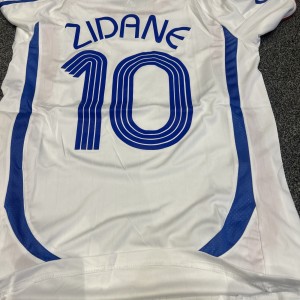 France 2006 Away Football Shirt Men's M Medium Vintage Retro Zidane, for sale on Ebay