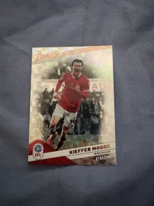 Rare Kieffer Moore Wrexham Hyper Parallel Prestige EFL Panini for sale on Ebay