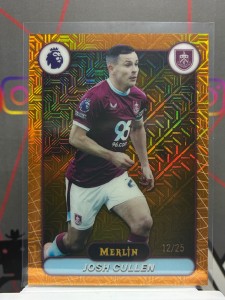 2025-26 Topps Merlin Premier League Josh Cullen Orange Mojo /25 Burnley for sale on Ebay
