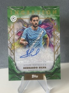 Bernardo Silva Auto /99 Topps Inception UCC 26 Manchester City Real Madrid SQ-S1 for sale on Ebay