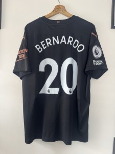 Manchester City 2020-21 Away Football Shirt Men’s XL #20 BERNARDO SILVA for sale on Ebay
