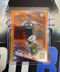 Topps Chrome Jamaldeen Jimoh-Aloba Aston Villa #8 Rookie /25 for sale on Ebay