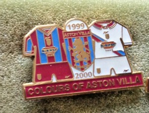 Aston Villa Football Club Twin Kit Badge for sale on Ebay