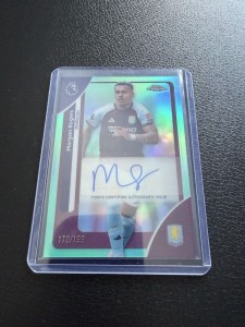 2026 Topps Chrome Premier League Aston Villa Morgan Rogers Auto 170/199 for sale on Ebay