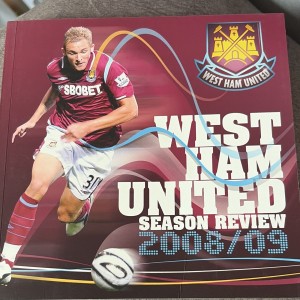 West Ham United Football Season Review Handbook/Annual 2008-2009 for sale on Ebay