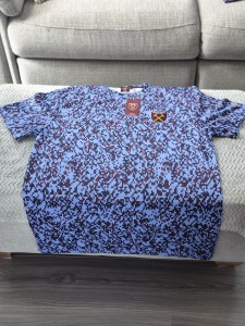 West Ham sky Poly T. Shirt Size XXL  Brand New for sale on Ebay