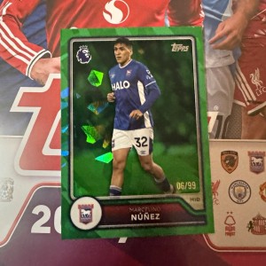 Topps Premier League 2026-27 Marcelino Núñez Ipswich Town #281 06/99 for sale on Ebay