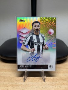 Jacob Murphy Topps Finest Ucc Auto Newcastle United for sale on Ebay