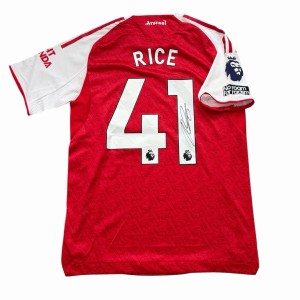 Declan Rice Signed Shirt 25/26 Shirt Champions for sale on Ebay