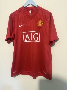 Original Manchester United Home & Away 07 Shirts Large for sale on Ebay